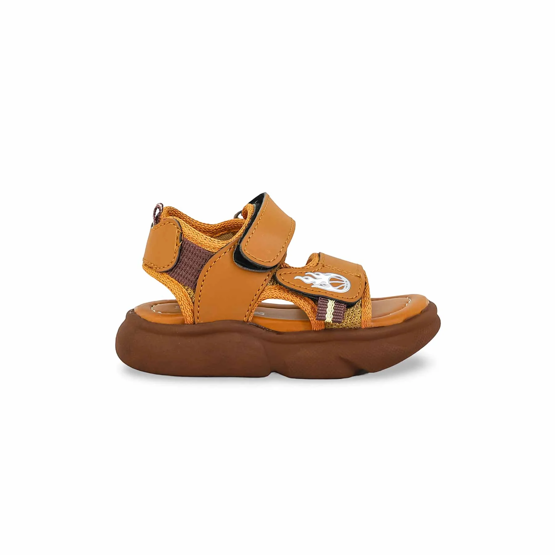 Boys Mustard Casual Sandal KD4769 - Image 2