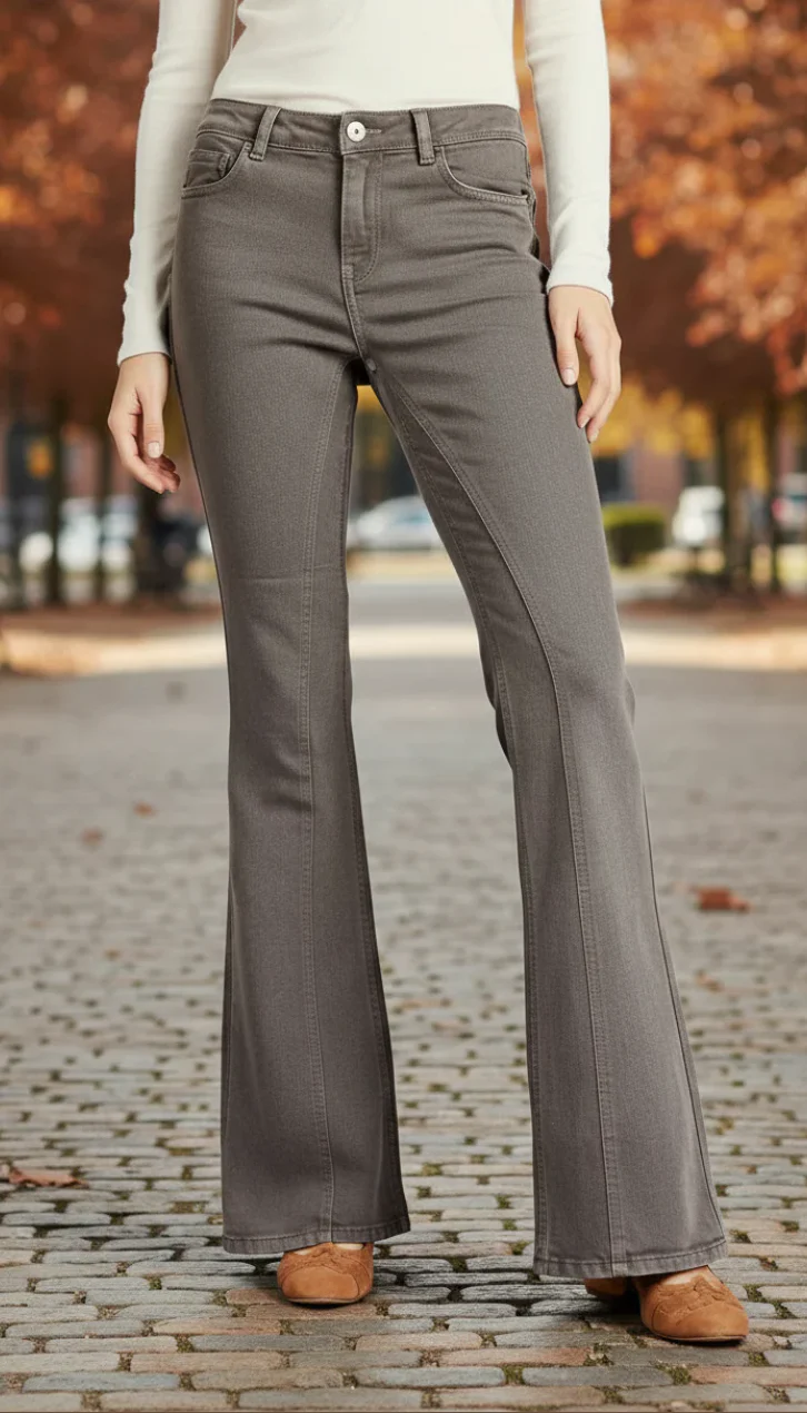 Brown Denim Pant PP6092