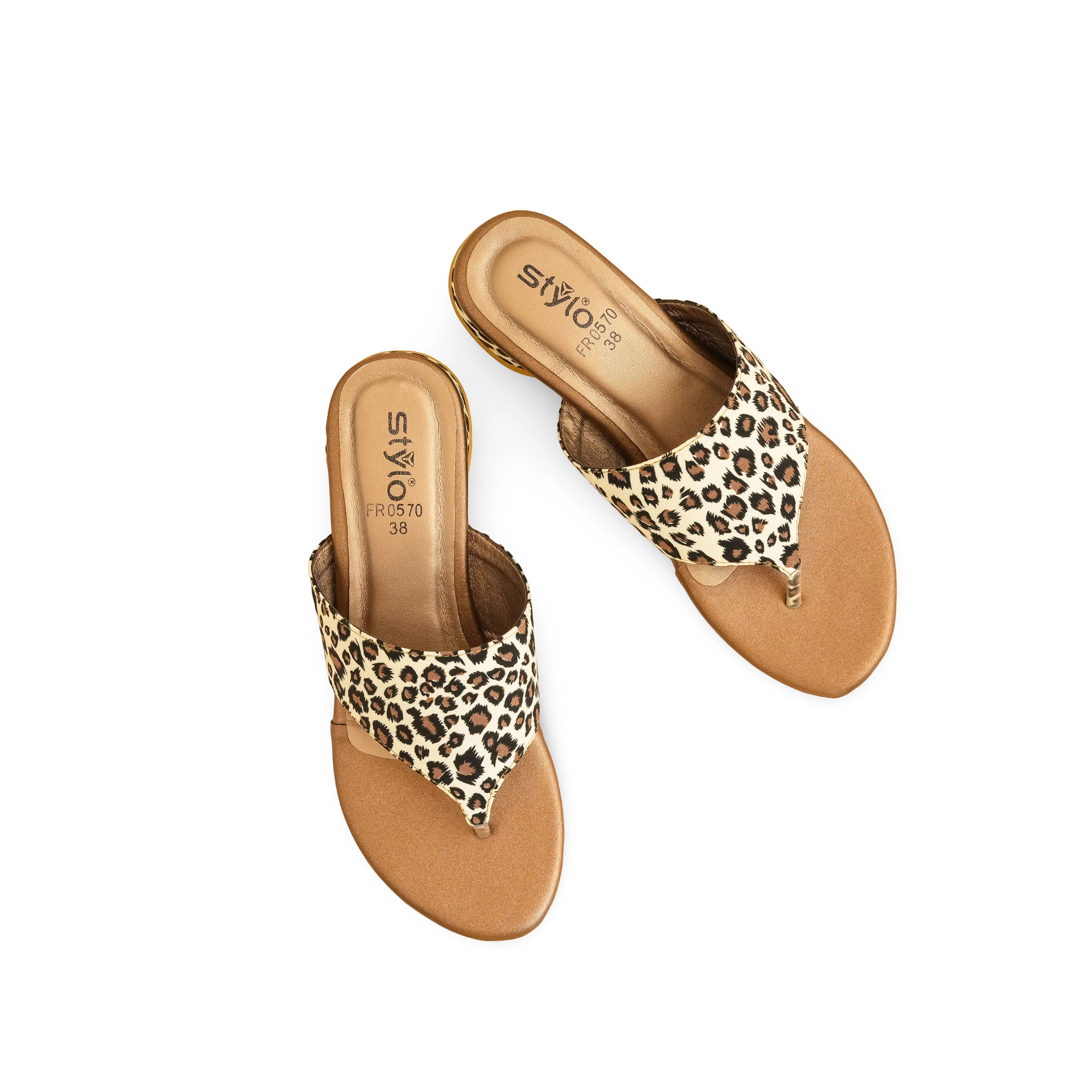 Brown Formal Chappal For Women FR0570 - Image 4
