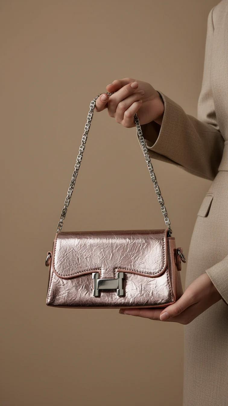 Brown Formal Clutch P24111