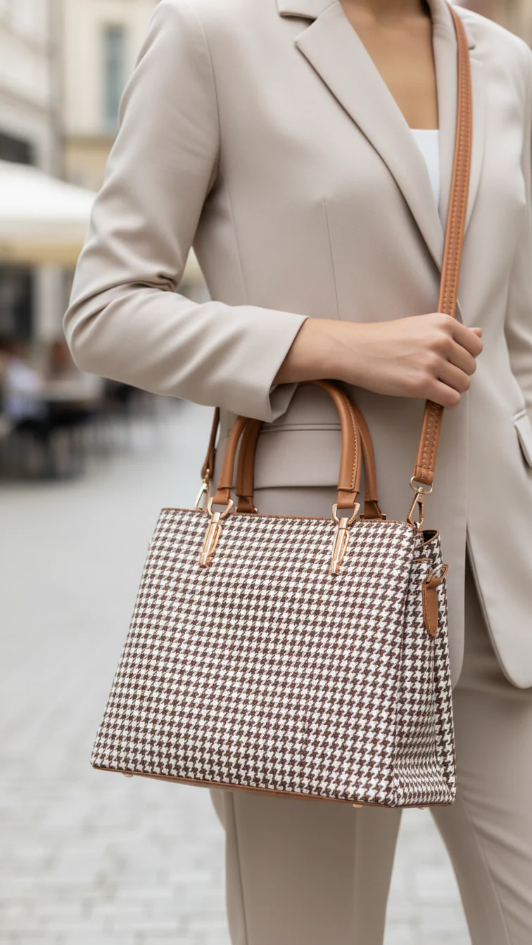 Brown Formal Hand Bag For Women P55843