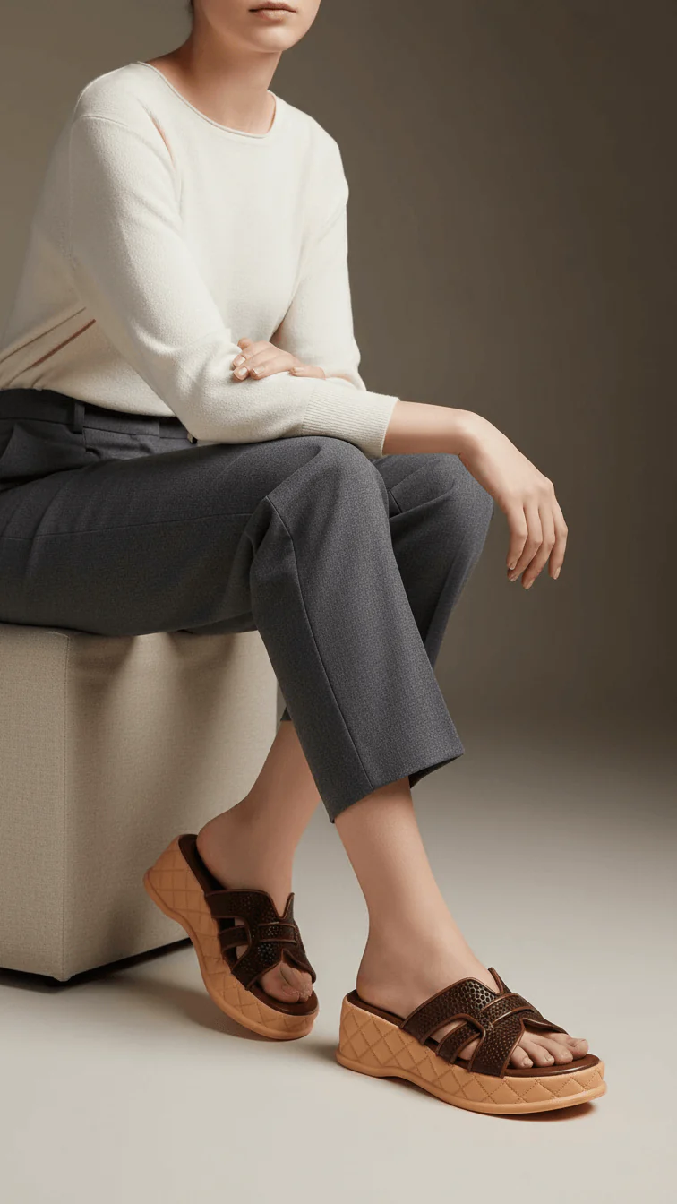 Brown Formal Slipper PU0562