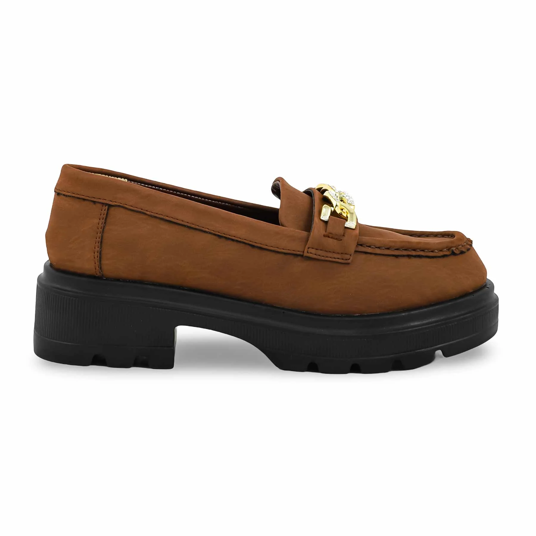 Brown Stylish Moccasin WN4362
