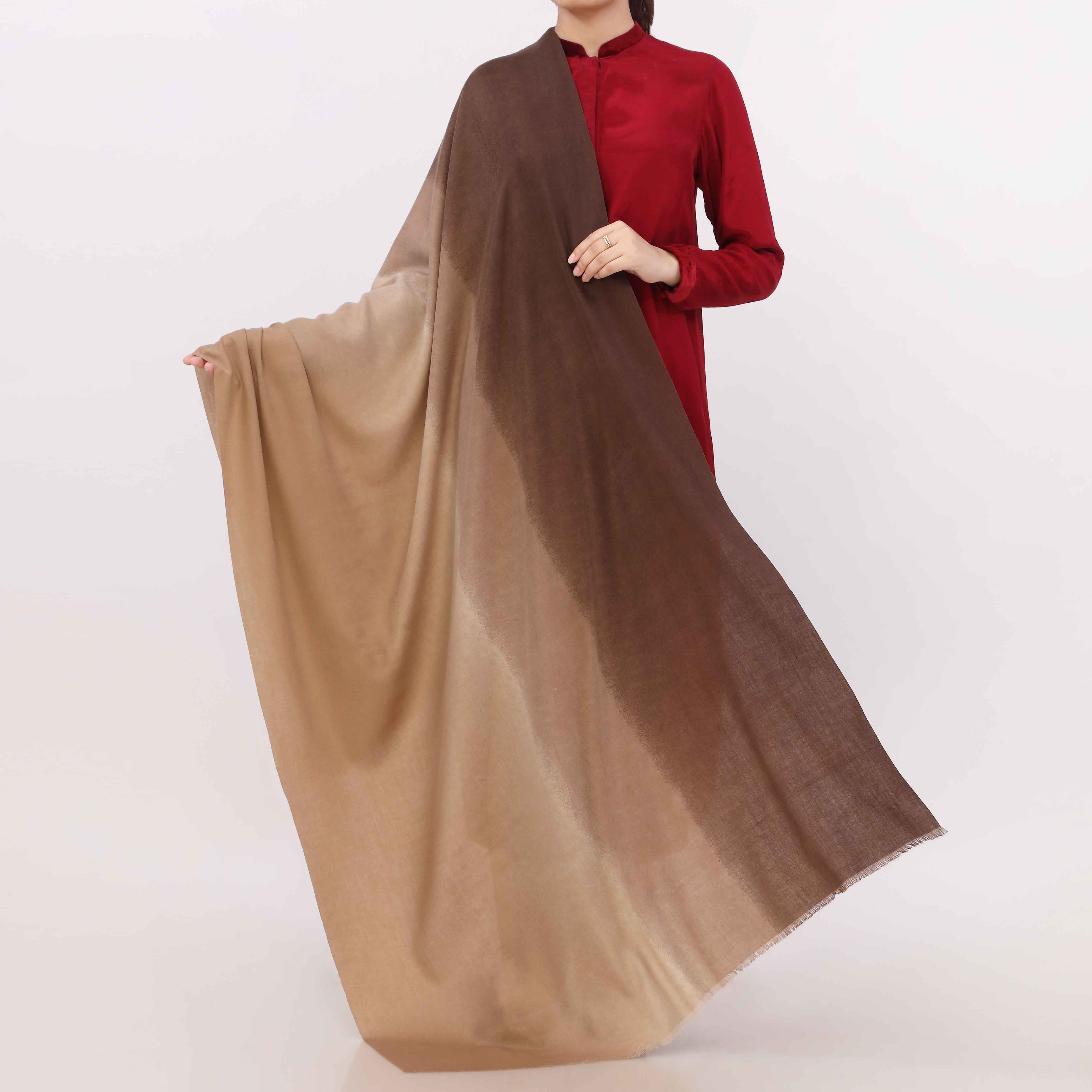 Brown Soft Feel Stole PW5807
