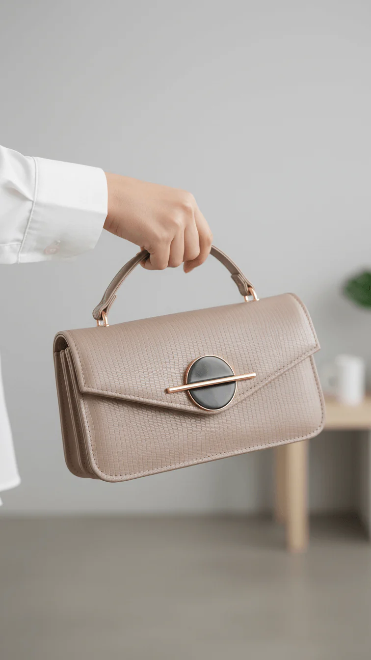 Coffee Casual Shoulder Bag For Women P56300