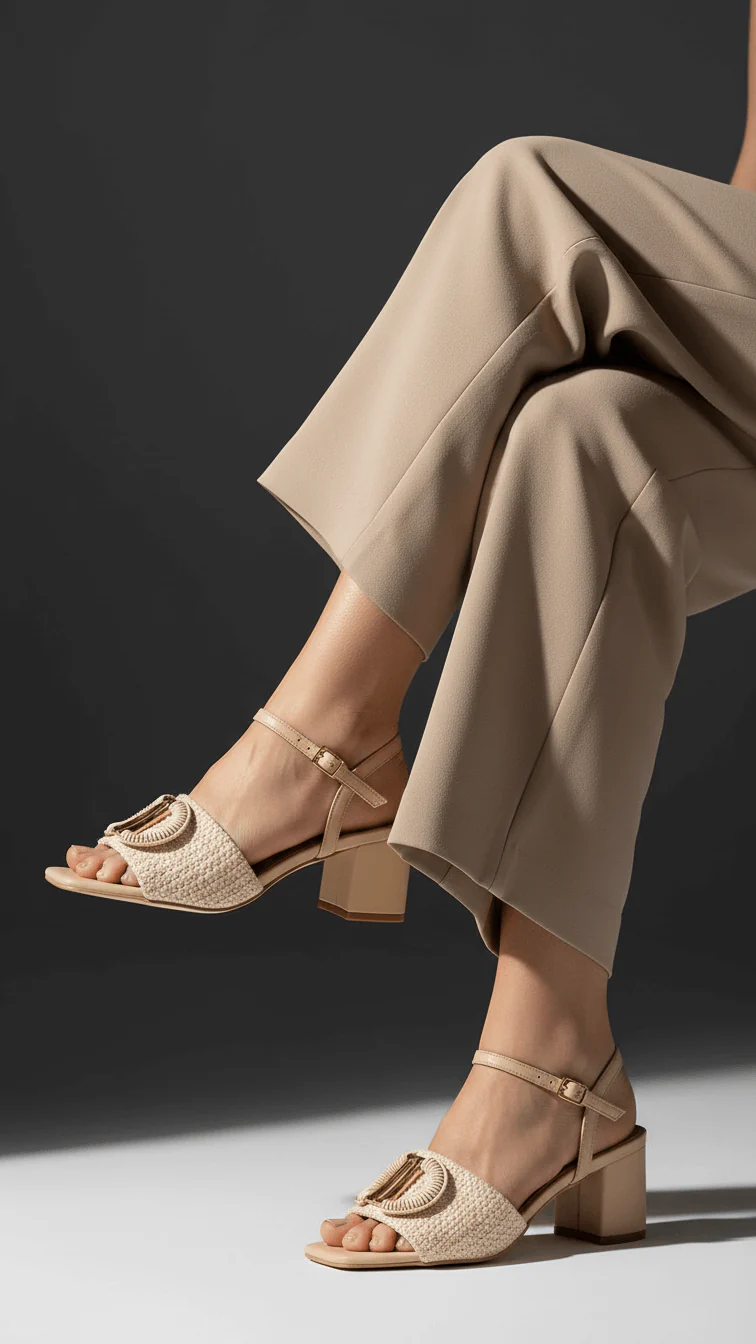 Cream Formal Sandal FR5423