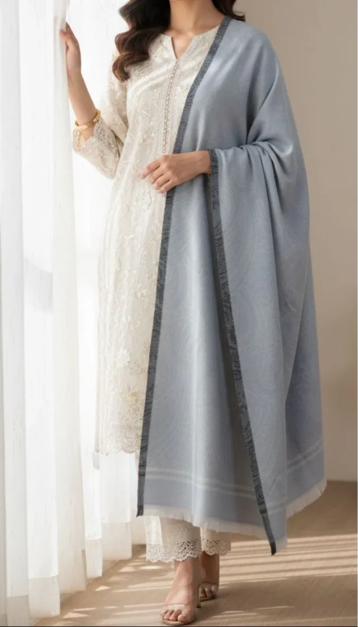 D-Grey Winter Stole PN5146