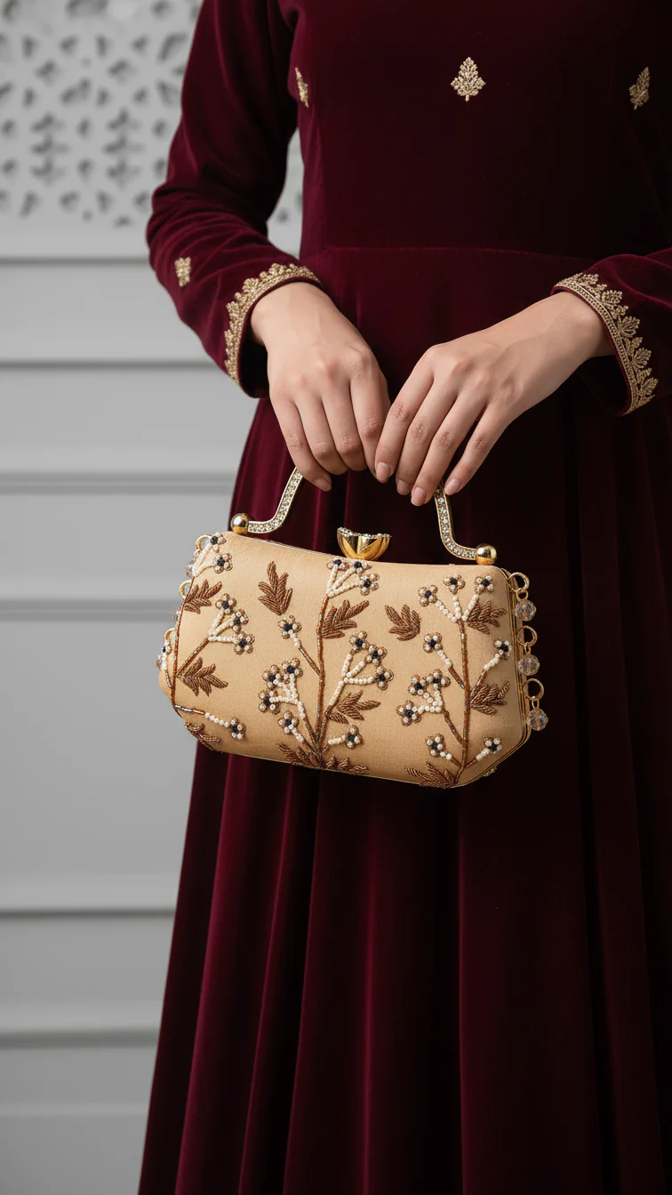 Fawn Fancy Clutch P15399