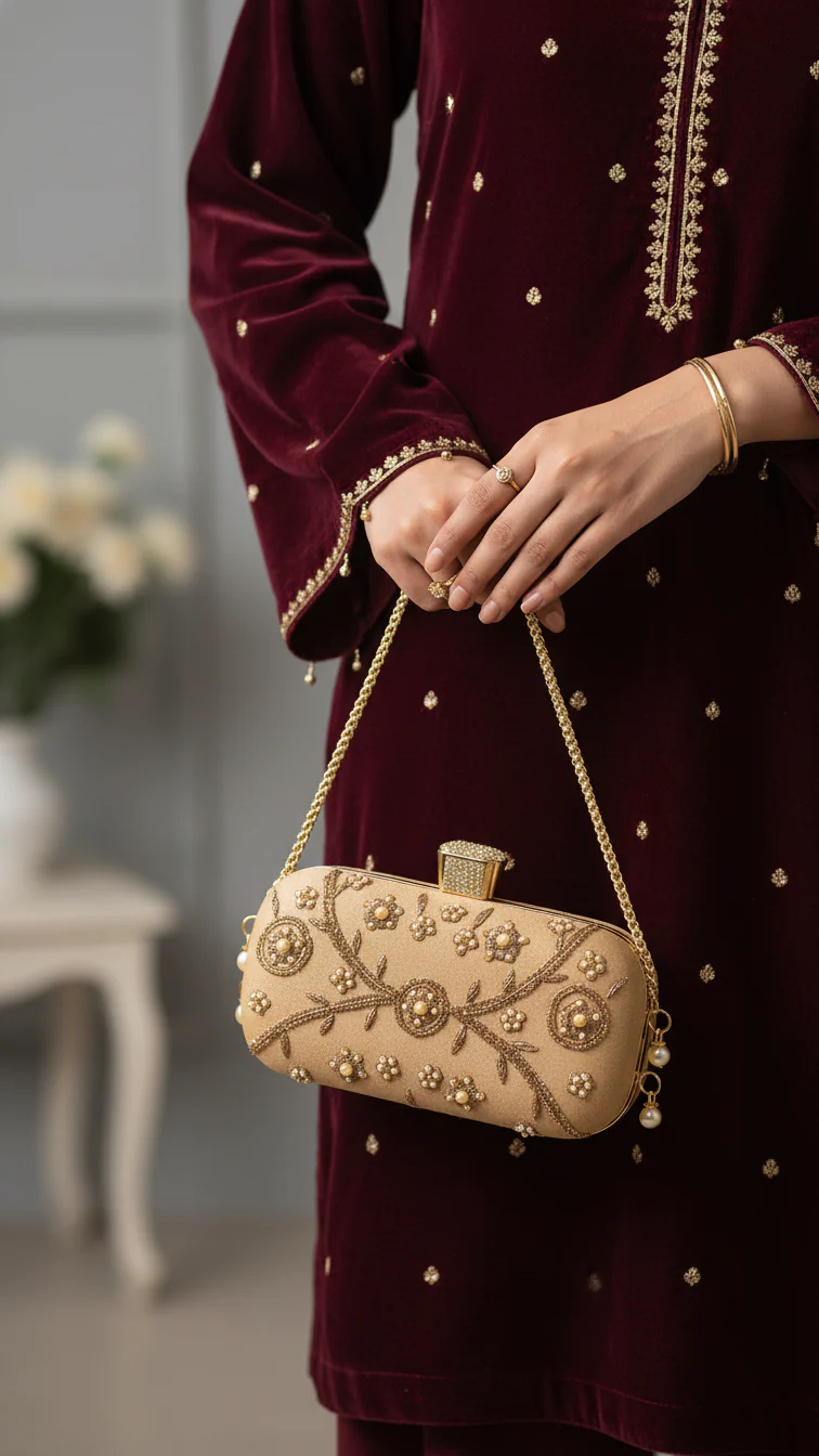 Fawn Fancy Clutch P15405