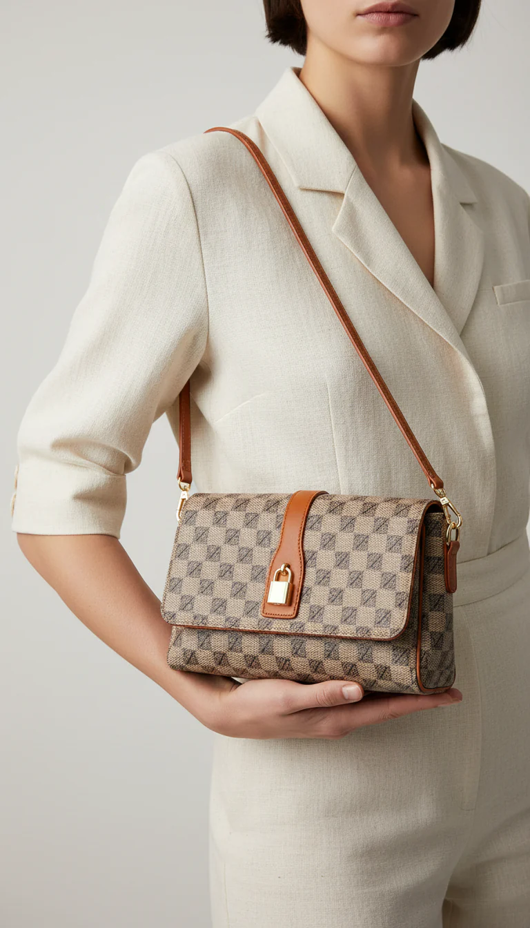 Fawn Formal Shoulder Bag For Ladies P36542