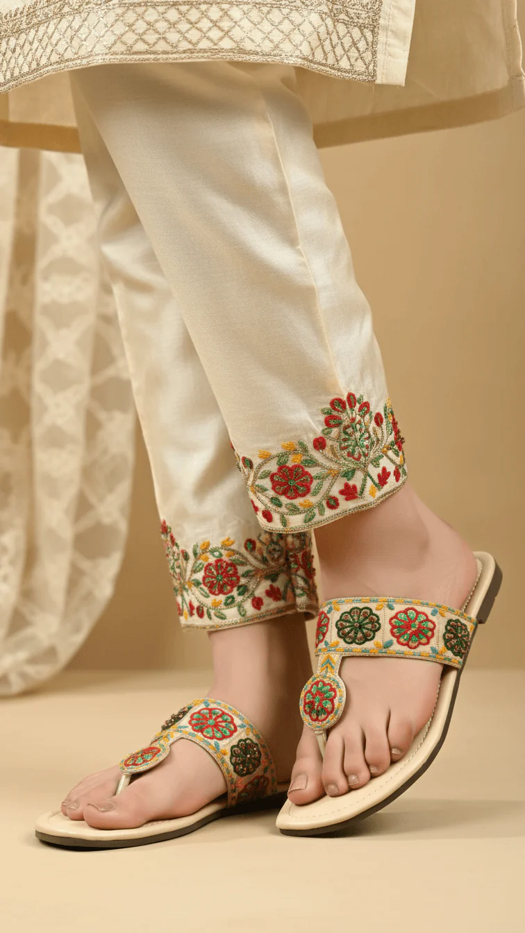 Fawn Formal Women Chappal EC0235 - Image 2
