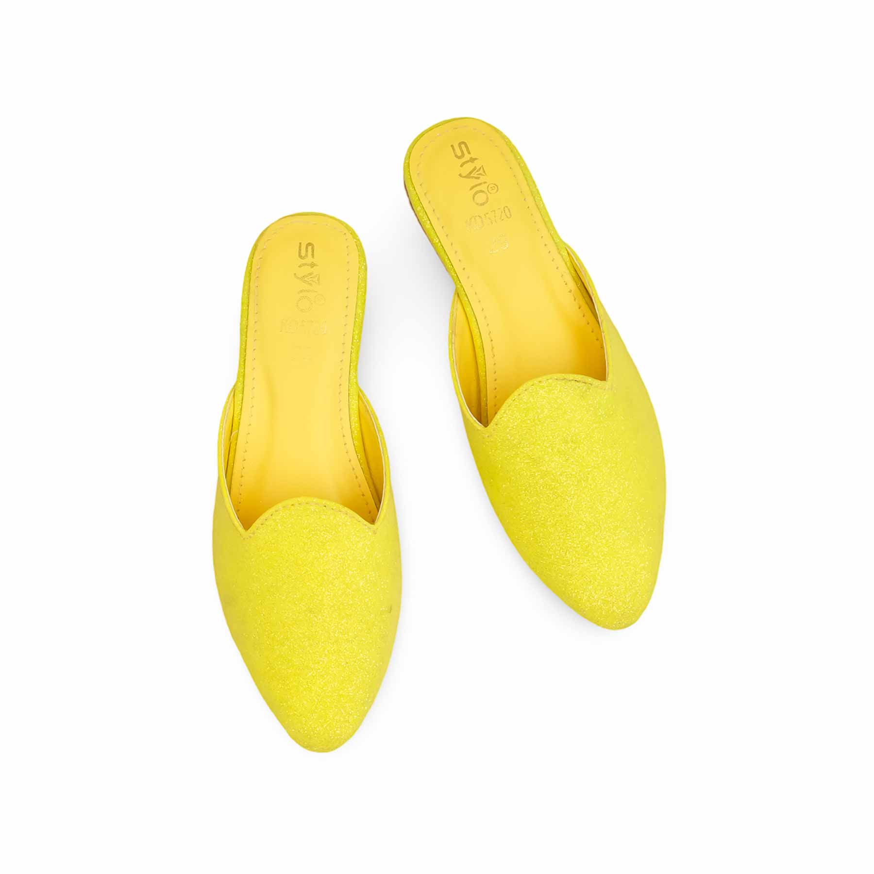 Girls Yellow Casual Pumps KD5720 - Image 5