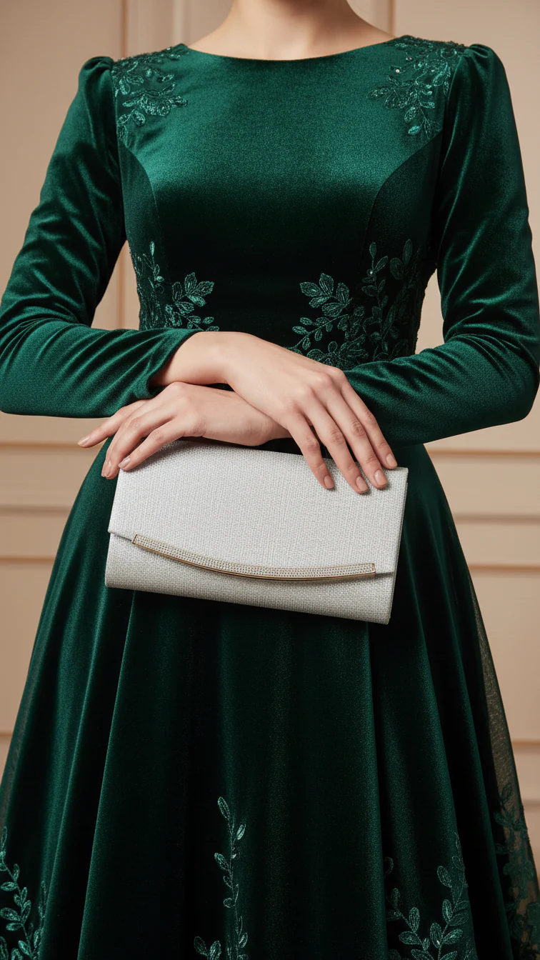 Golden Fancy Clutch P24171
