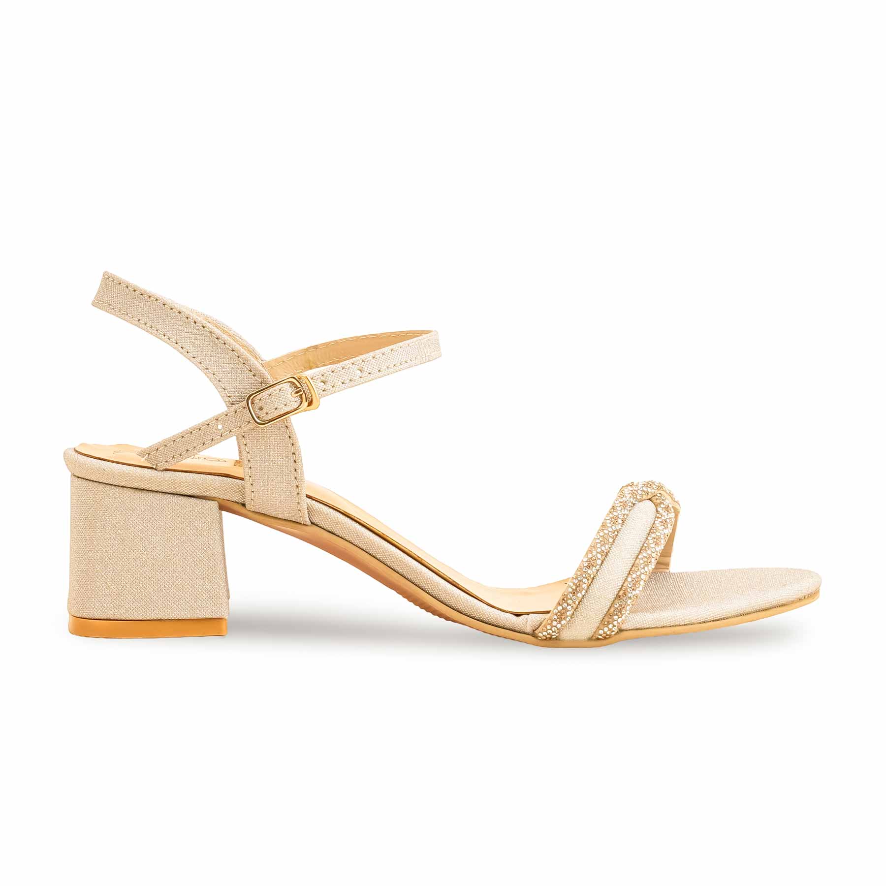 Golden Fancy Sandal FN6099 - Image 2