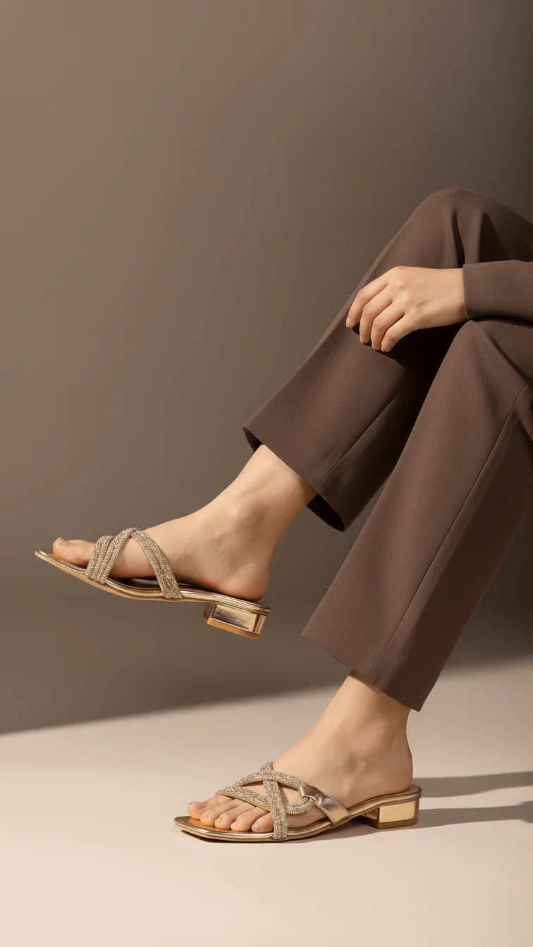 Golden Fancy Women Slipper FN7904