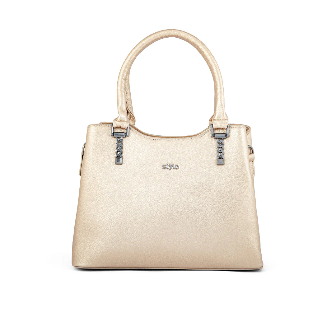 Golden Formal Hand Bag P36239