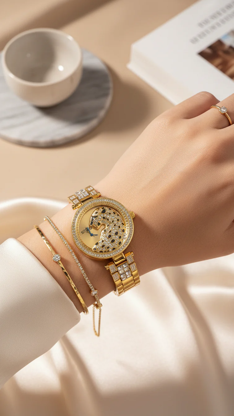Golden Ladies Watch J34003