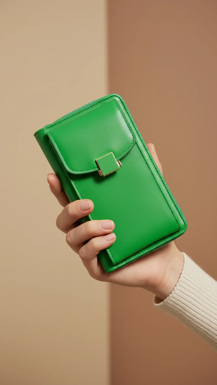 Green Casual Pouch P97631