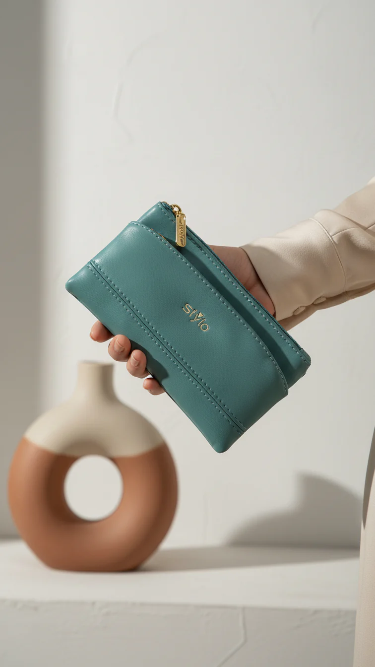 Green Casual Pouch P97644