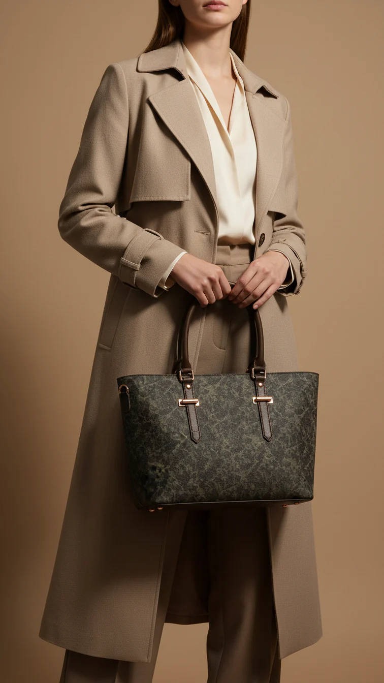 Green Formal Shoulder Bag For Women P55871