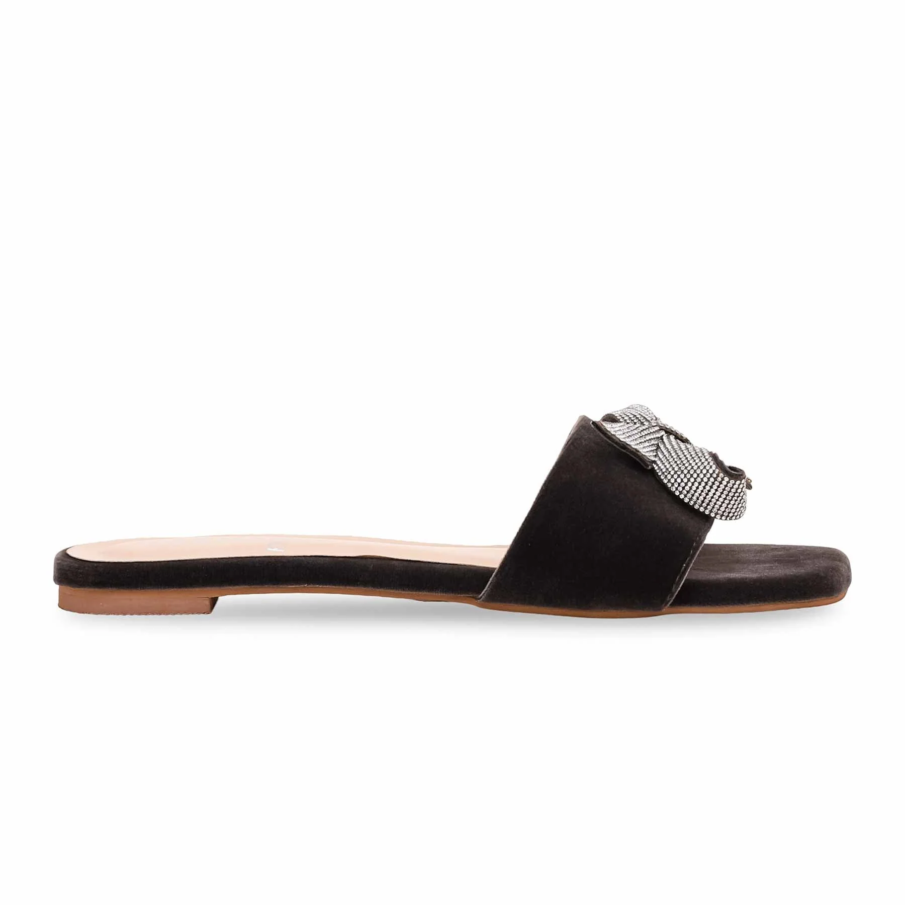 Grey Fancy Slipper FN7881 - Image 2