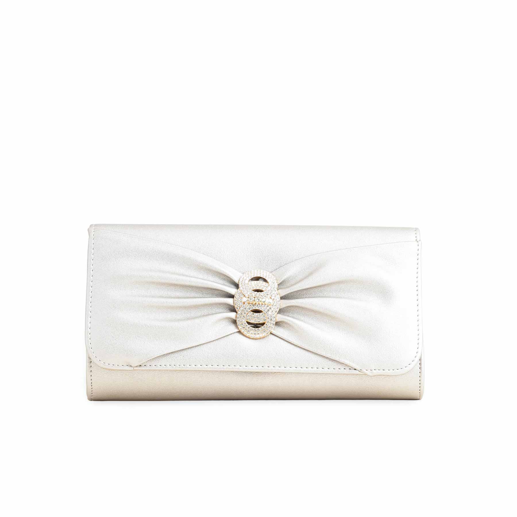 Grey Formal Clutch P24218