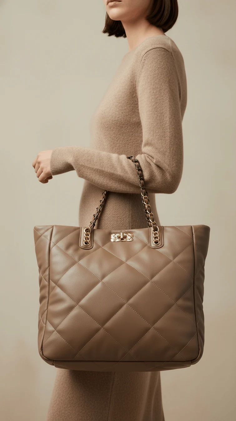 Grey Formal Shoulder Bag P36322