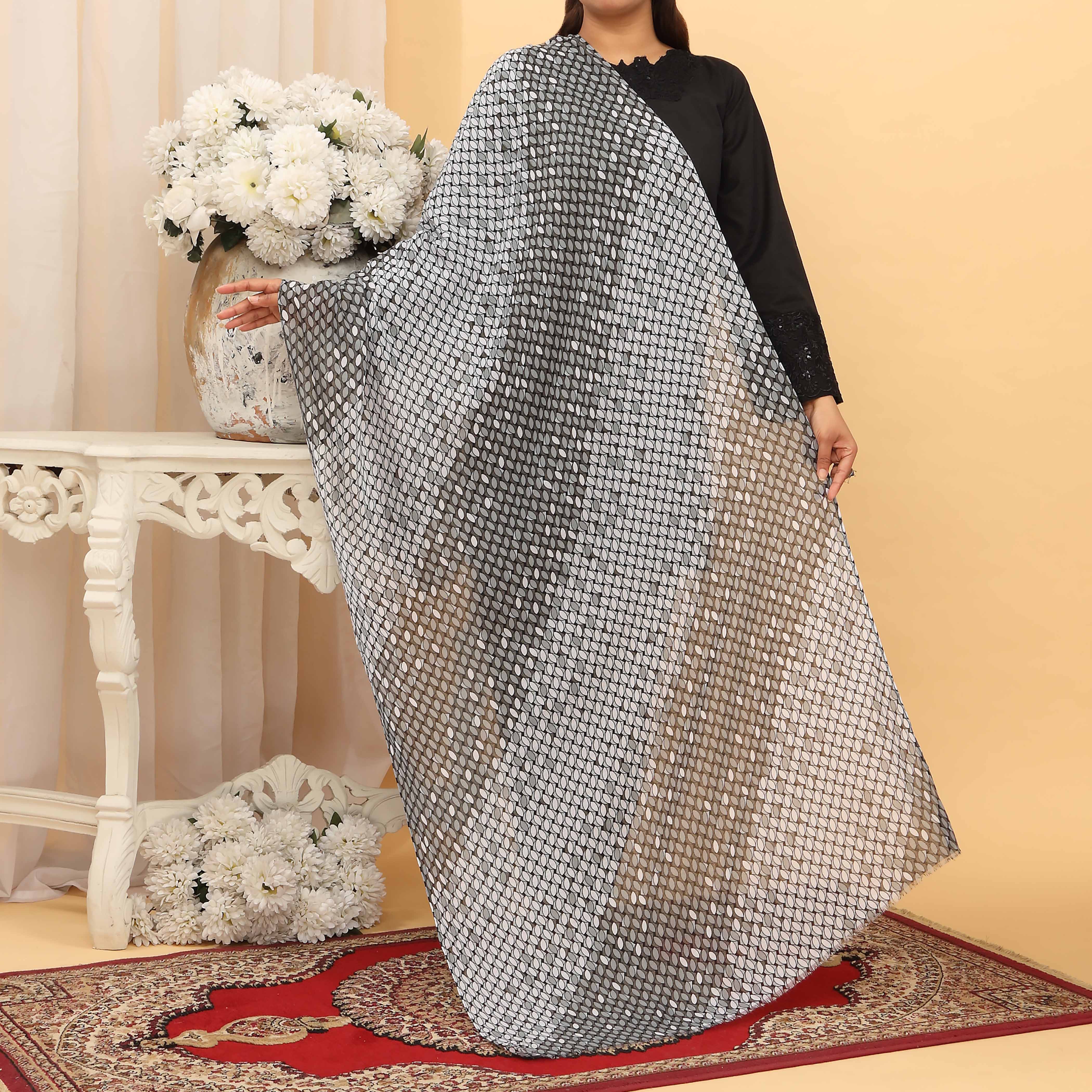 Grey Summer Stole  PD5018