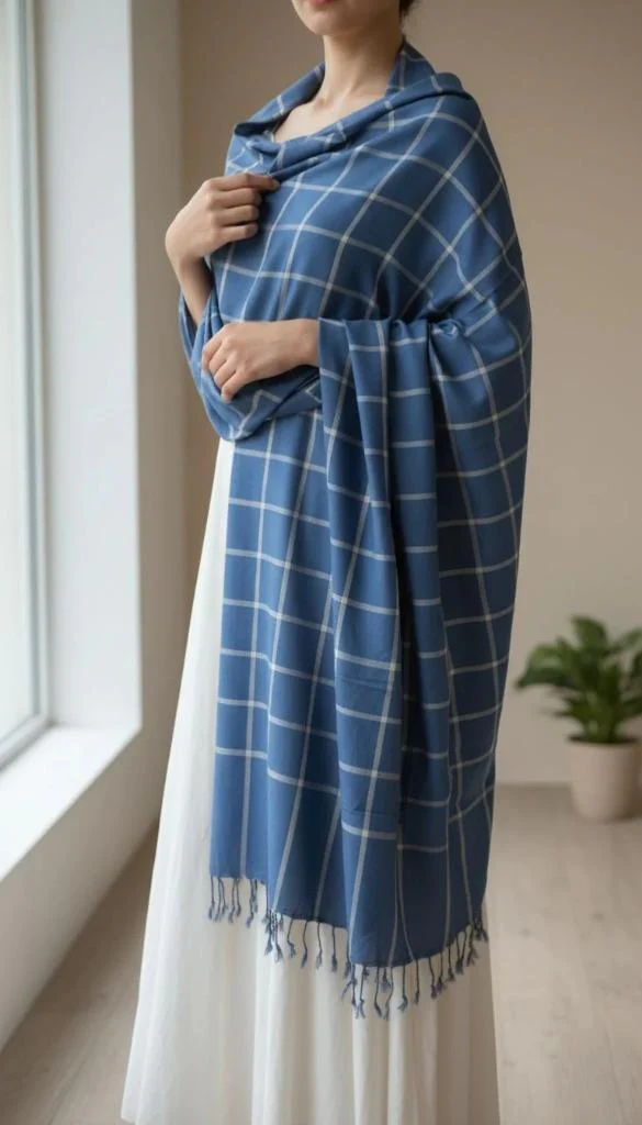 Grey Winter Stole PN5128
