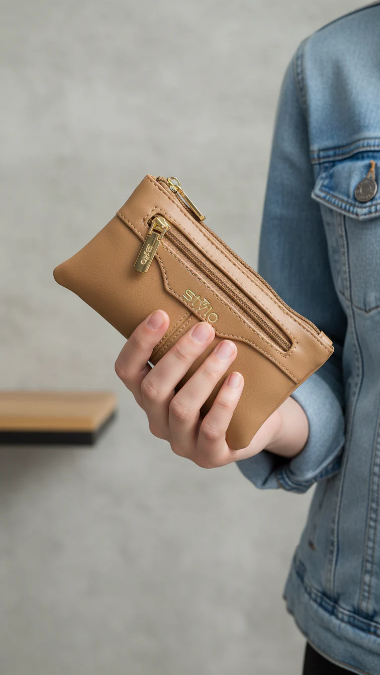 Khaki Casual Pouch P97648