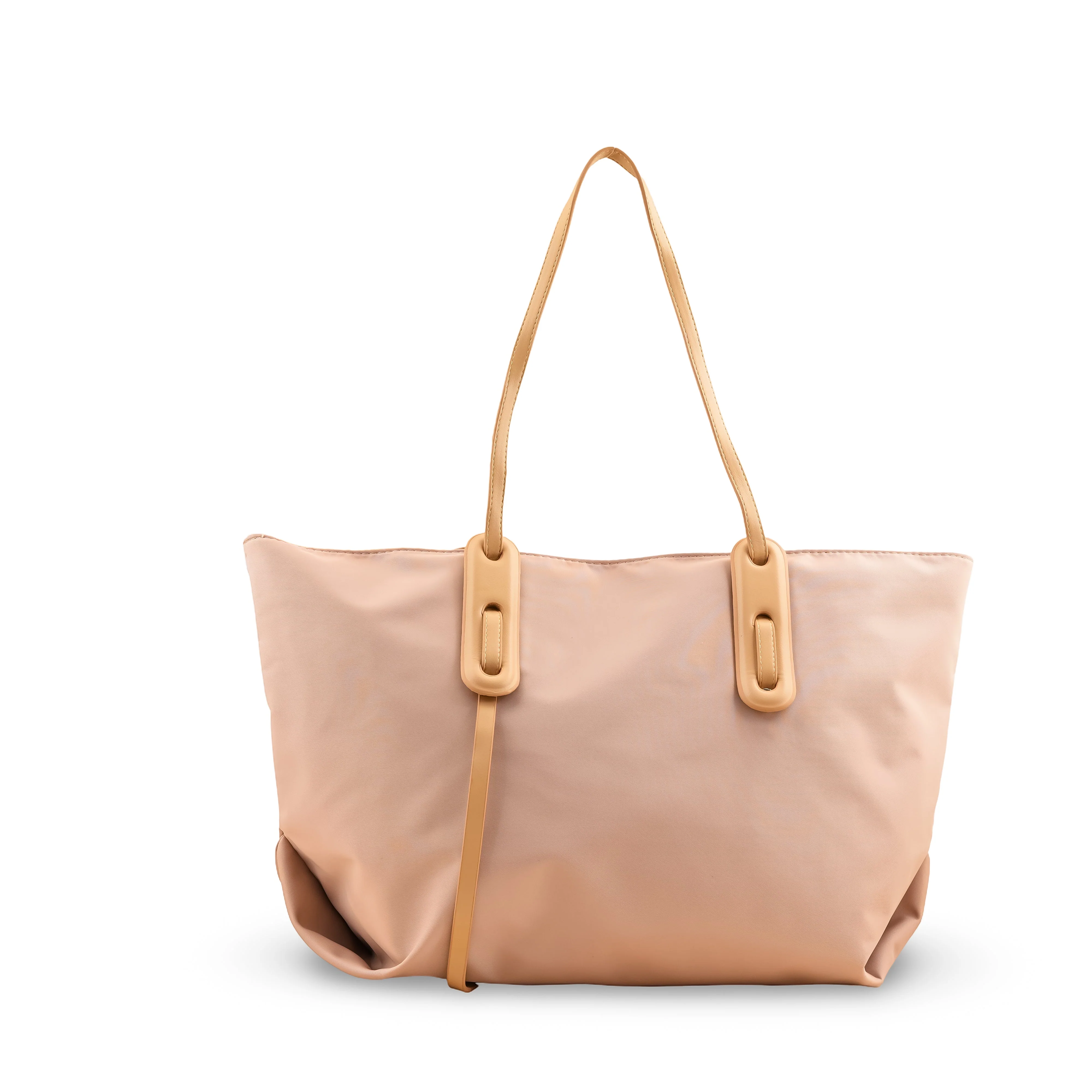 Khaki Formal Shoulder Bag For Women P36309 - Image 4