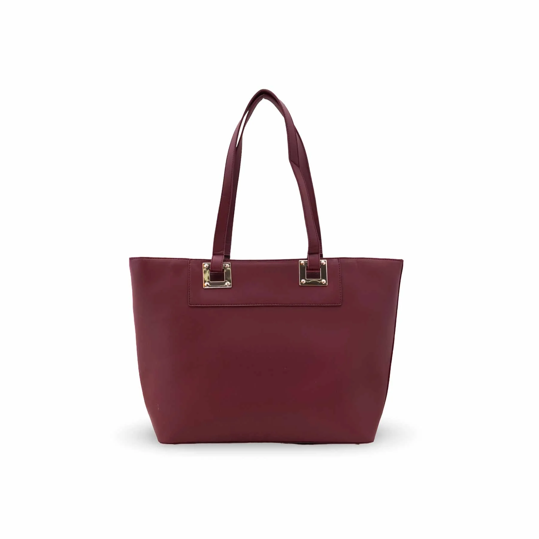 Maroon Casual Shoulder Bag For Women P55835 - Image 2