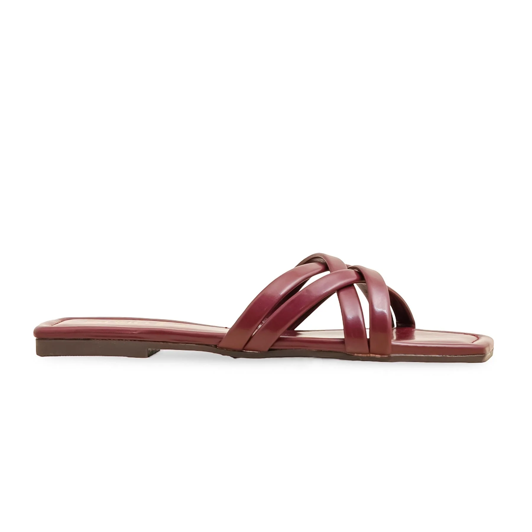 Maroon Casual Slipper CL2092 - Image 2