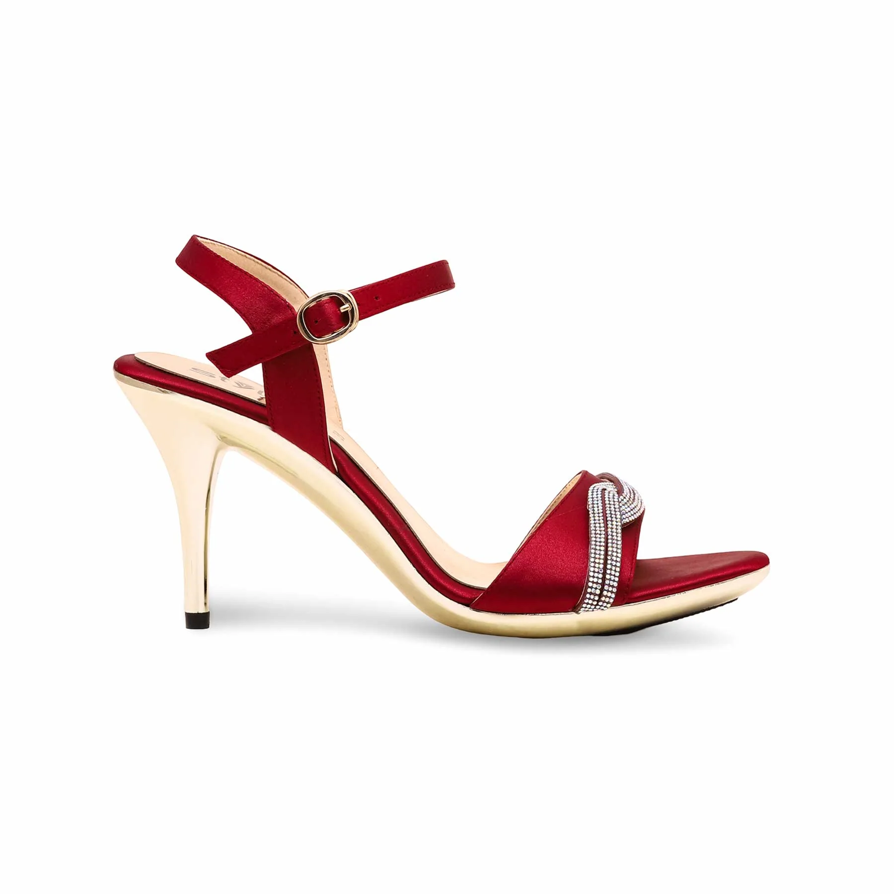 Maroon Fancy Bridal Sandal FN6061 - Image 2