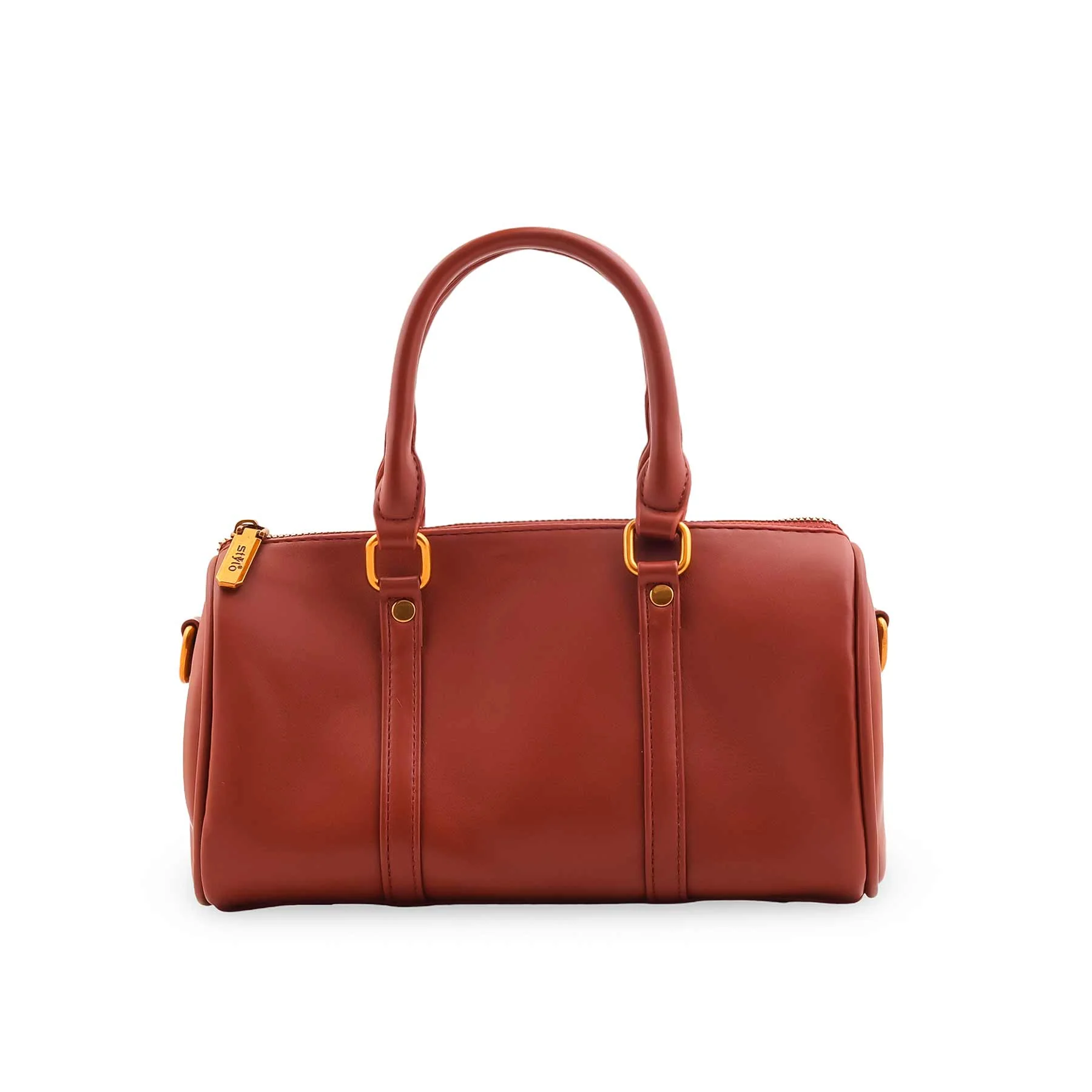 Maroon Formal Hand Bag For Women P36478 - Image 4