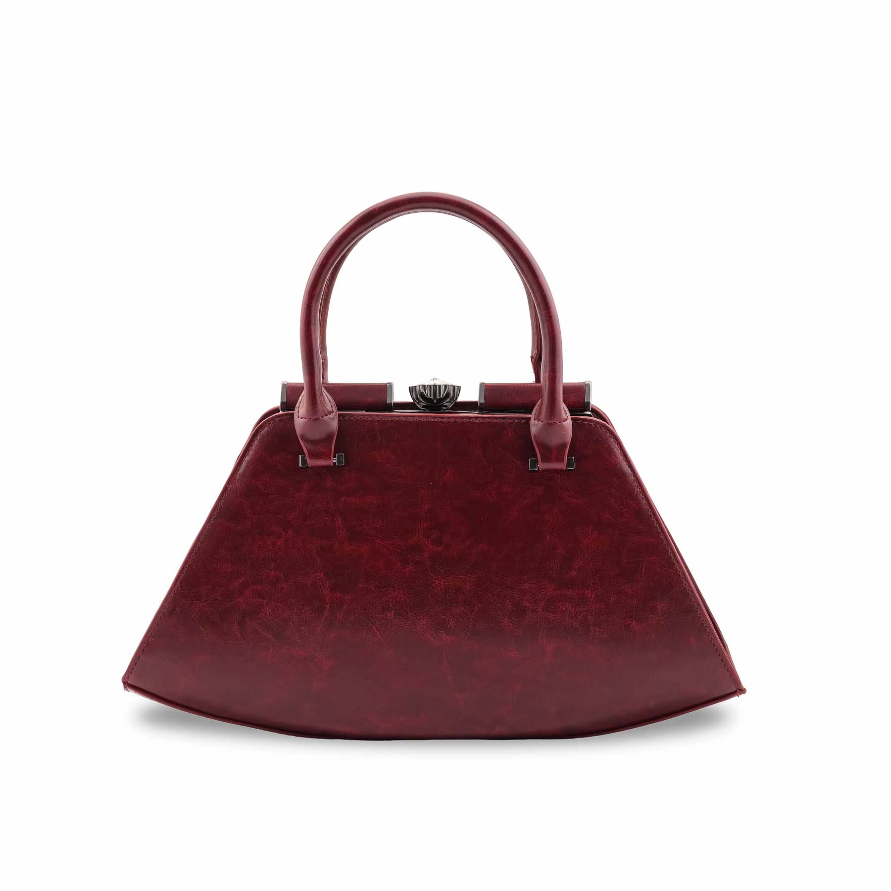 Maroon Formal Hand Bag P36471 - Image 4