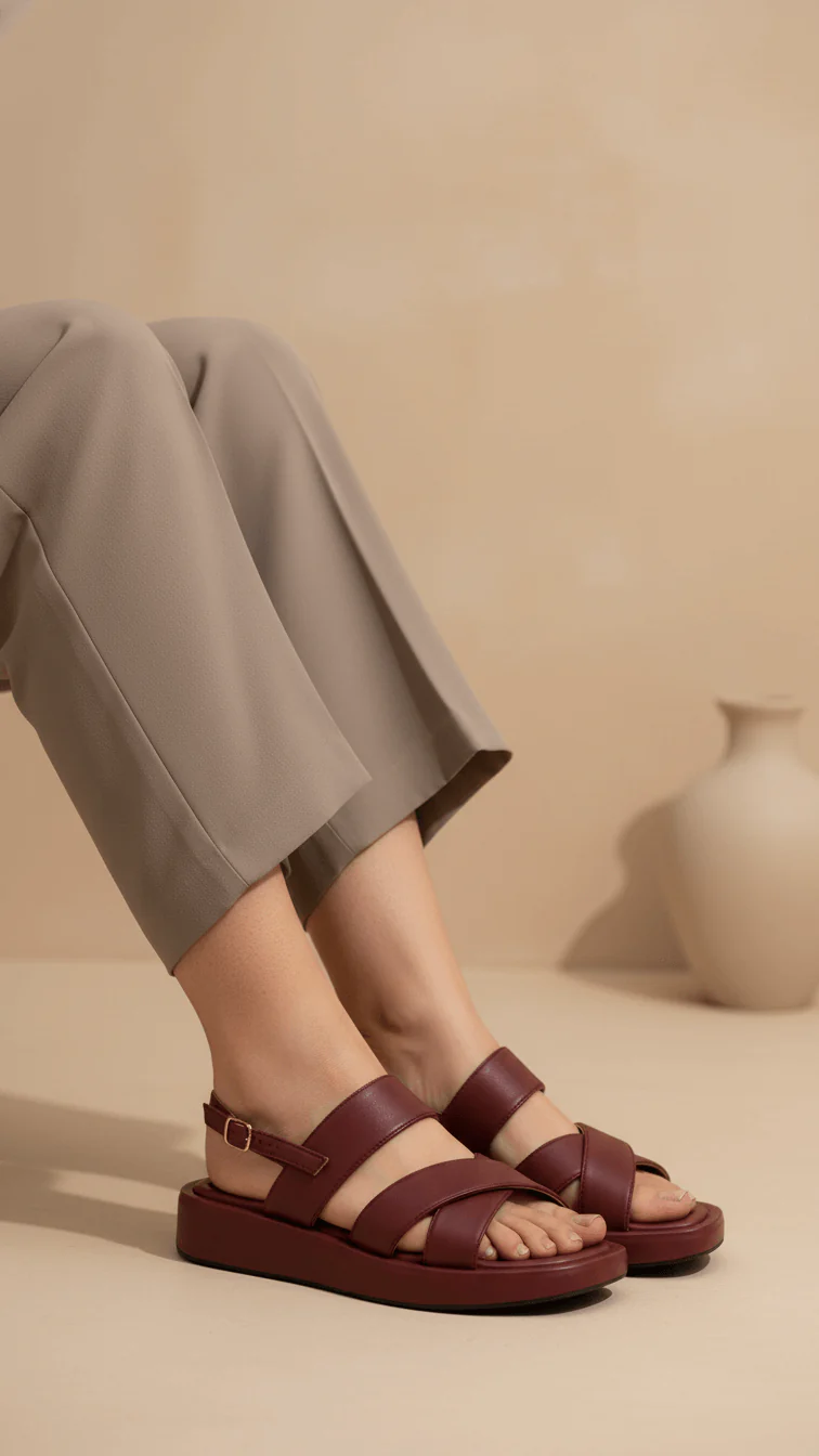 Maroon Formal Sandal PU0618