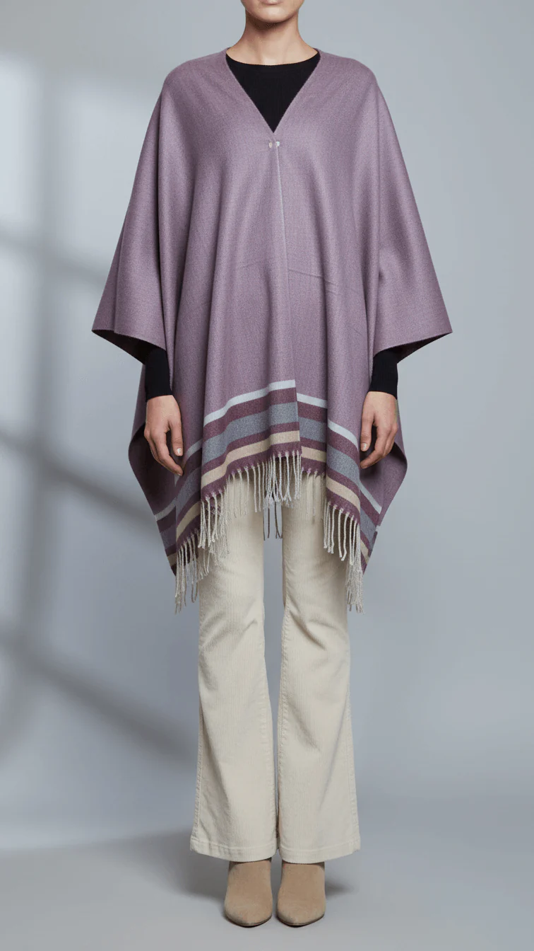 Maroon Winter Cape shawl PW5907
