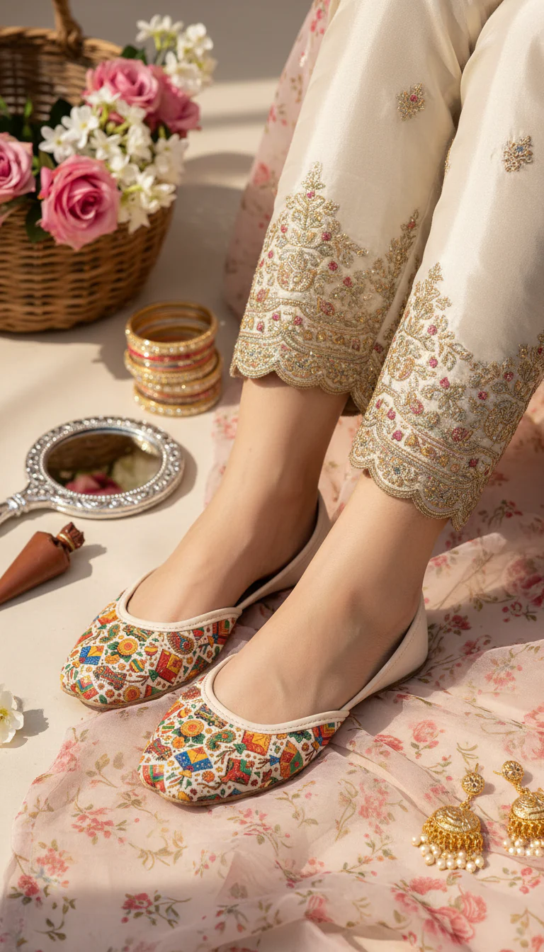 Multy Ethnic Khussa For Women EC8715