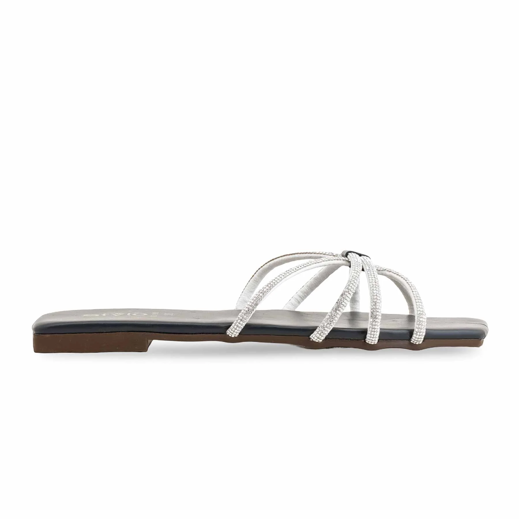Navy Casual Slippers For Ladies CL1980