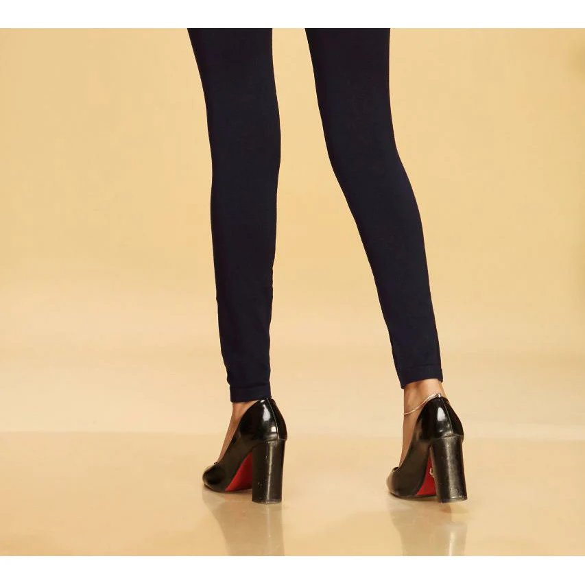 Navy Color Plain Tights PN2060 - Image 5