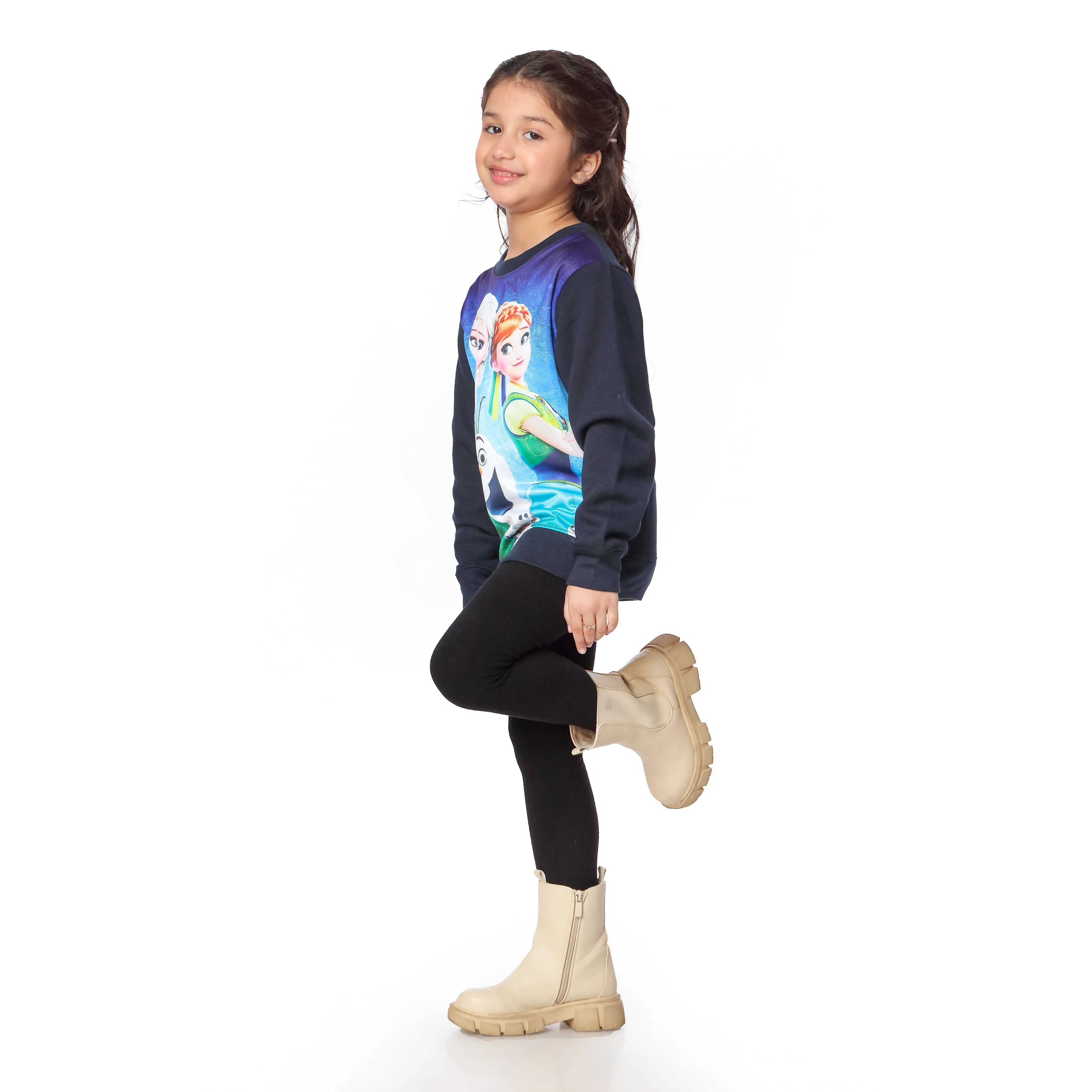 Navy Winter Fleece Sweat Shirt PW2852 - Image 2