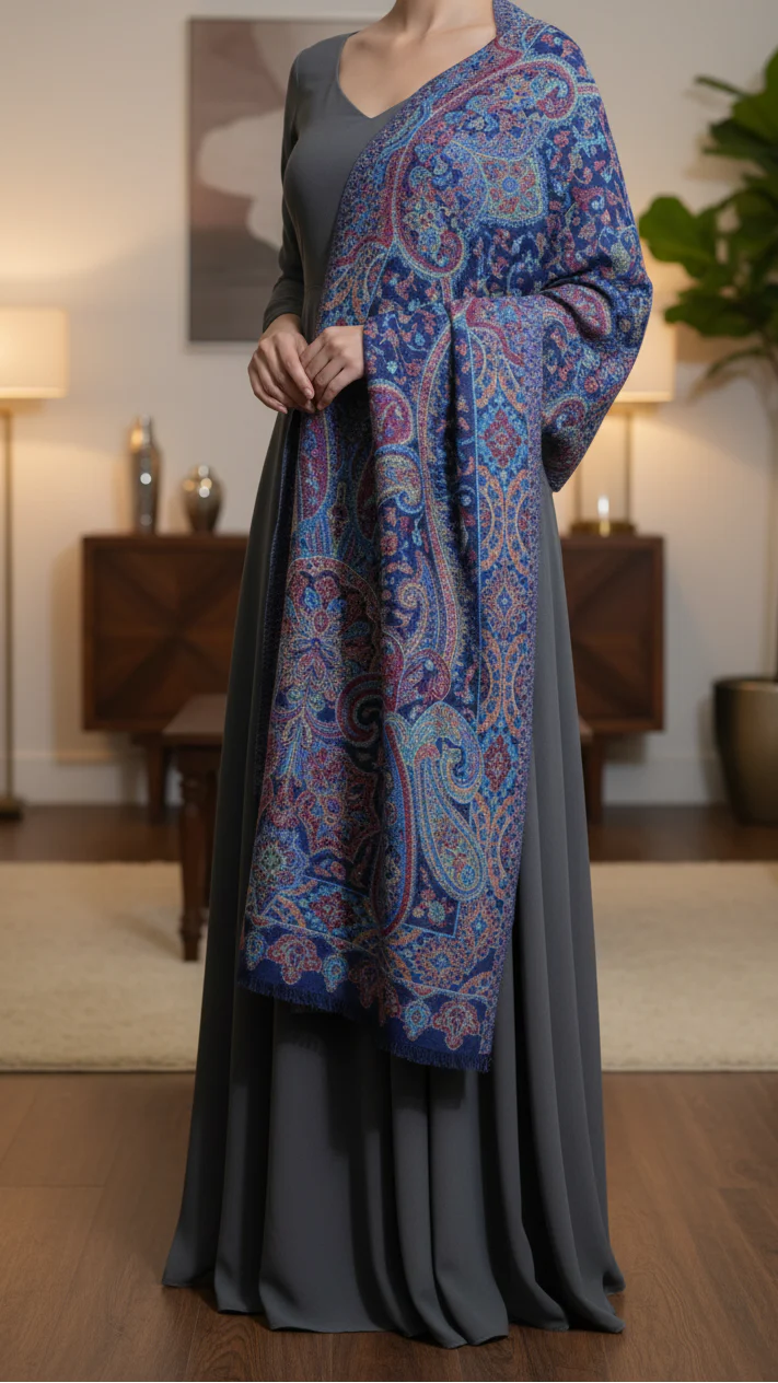 Navy Winter Stole PN5310