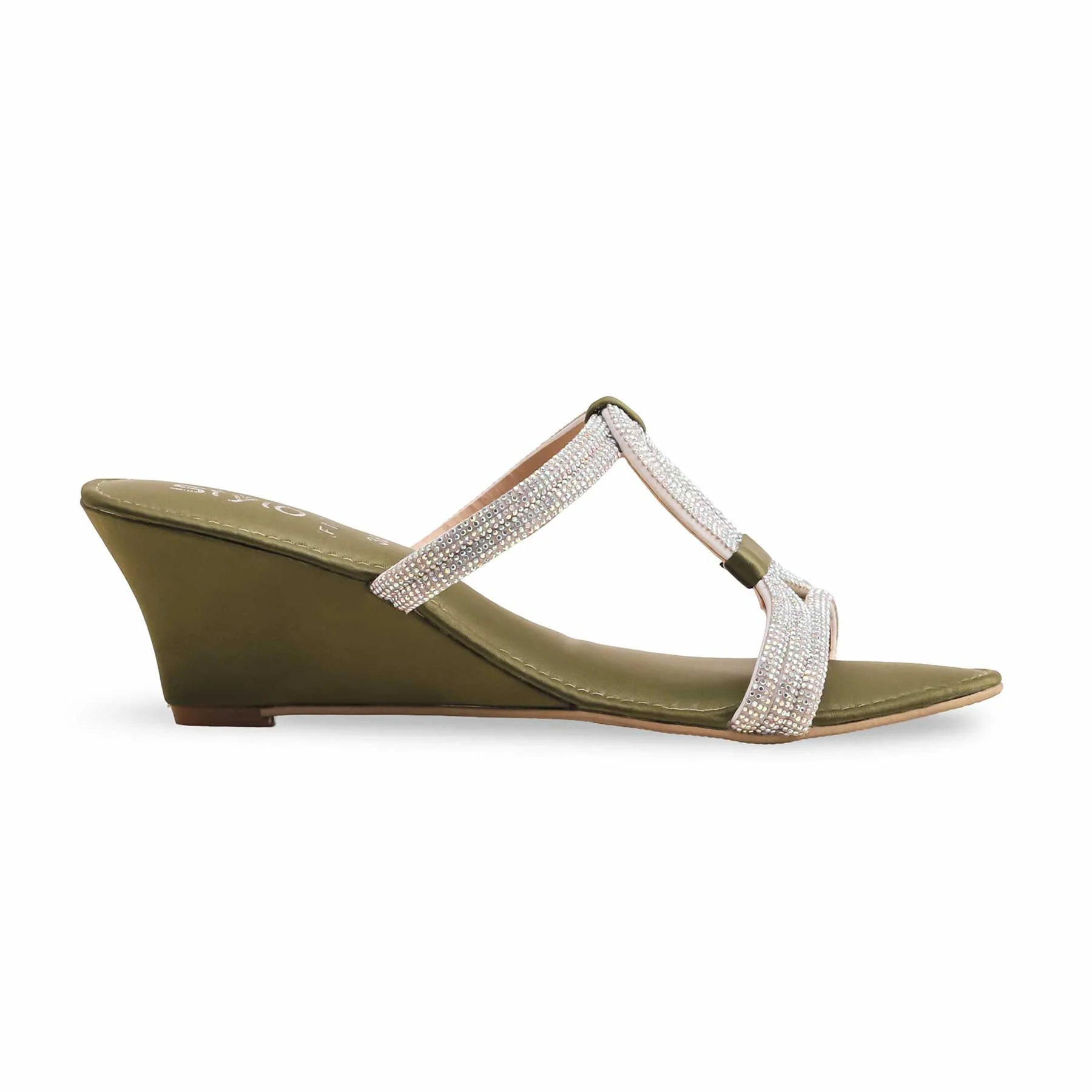 Olive Fancy Slipper FN7914 - Image 2
