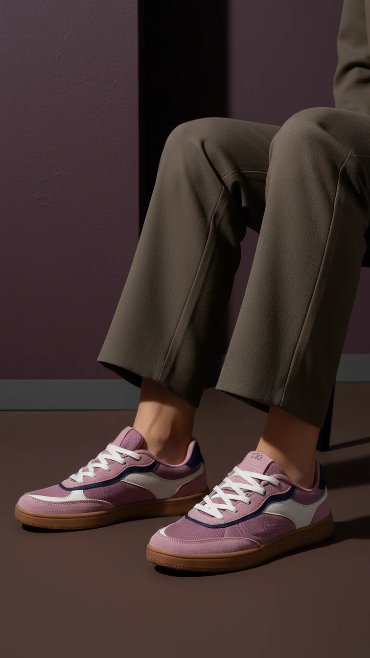 Pink Casual Sneaker For Ladies AT7466