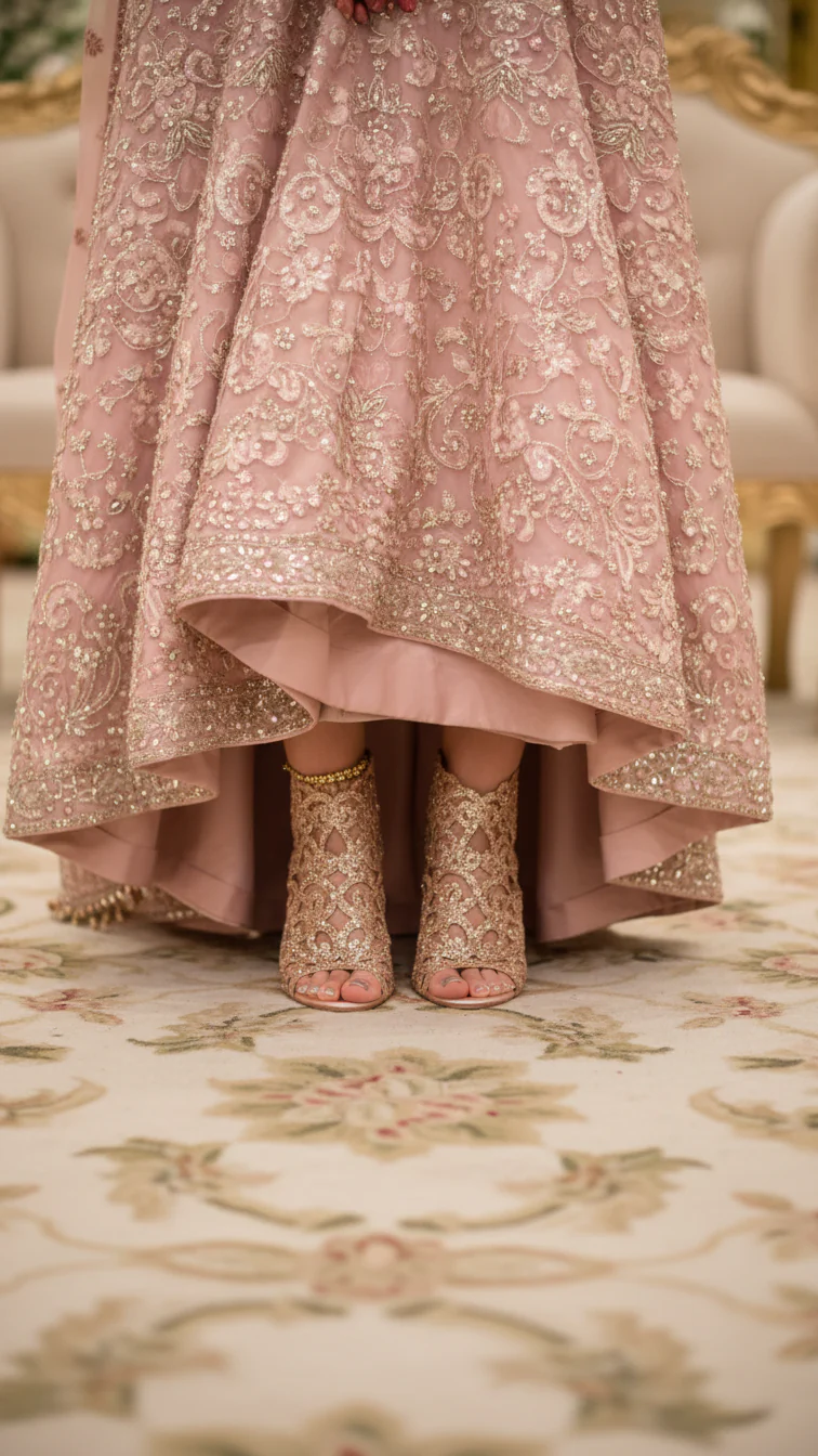 Pink Fancy Bridal Sandal FN5944