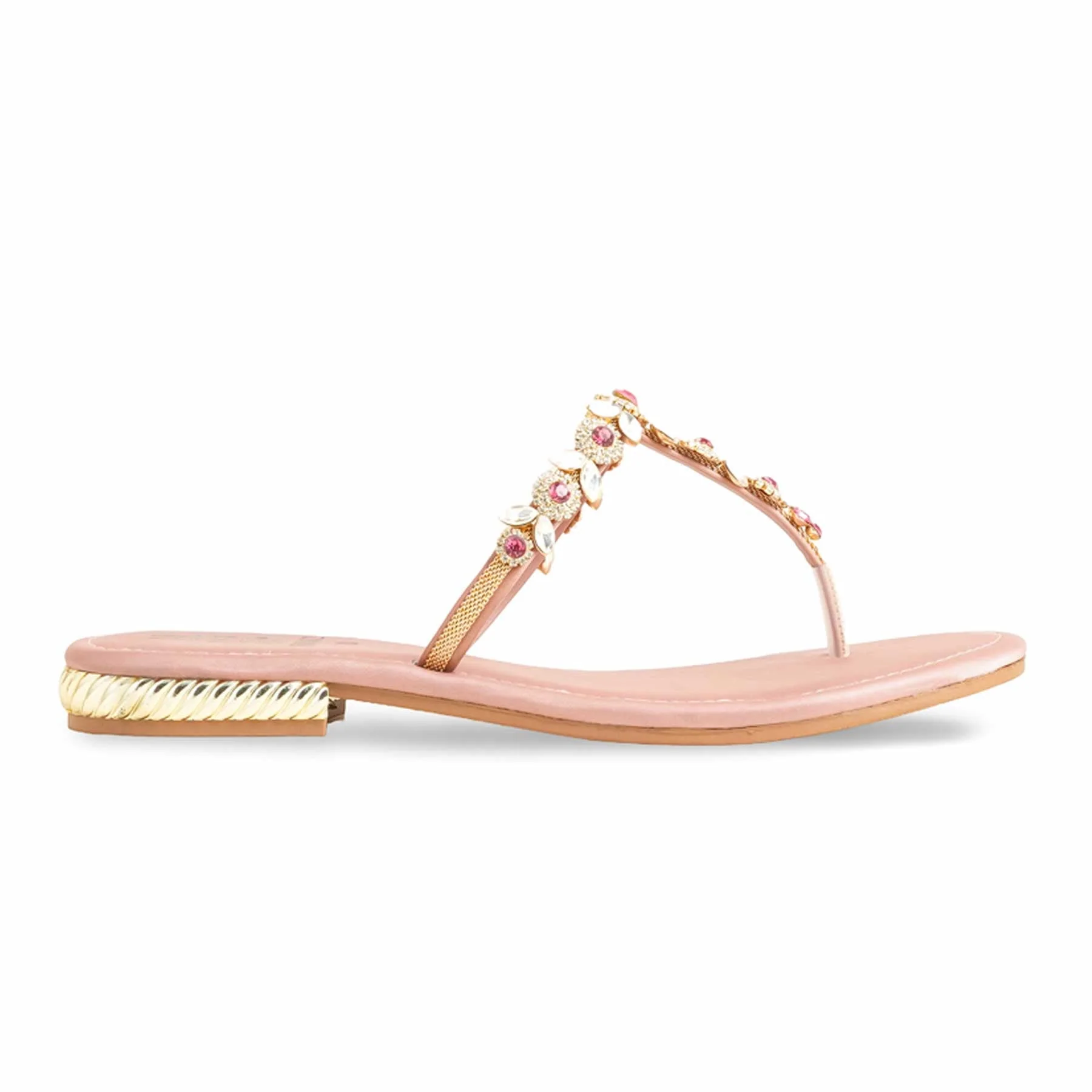 Pink Fancy Chappal FN0802 - Image 2