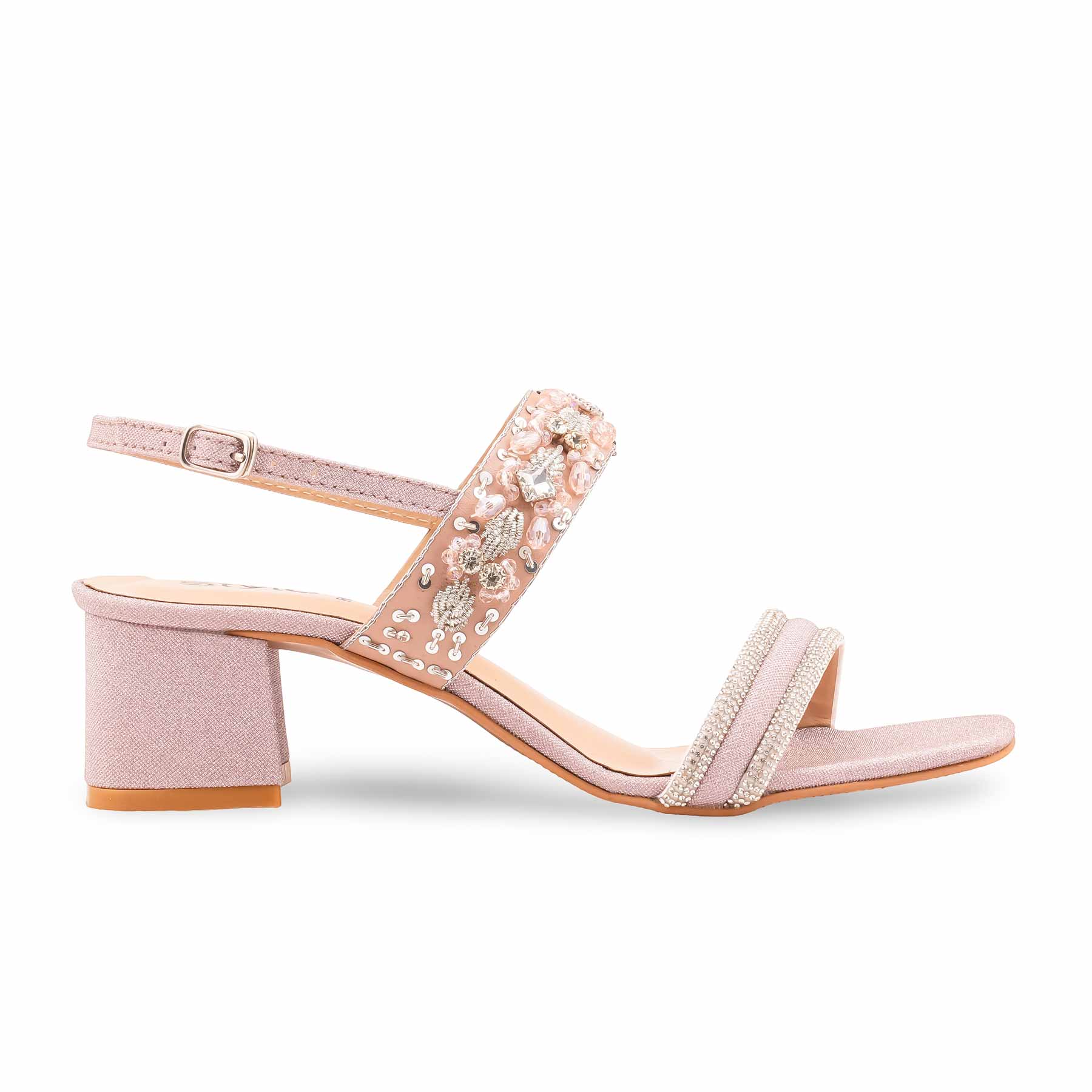 Pink Fancy Sandal For Women FN6168 - Image 2