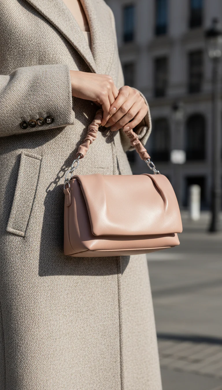 Pink Formal Shoulder Bag For Ladies P36479