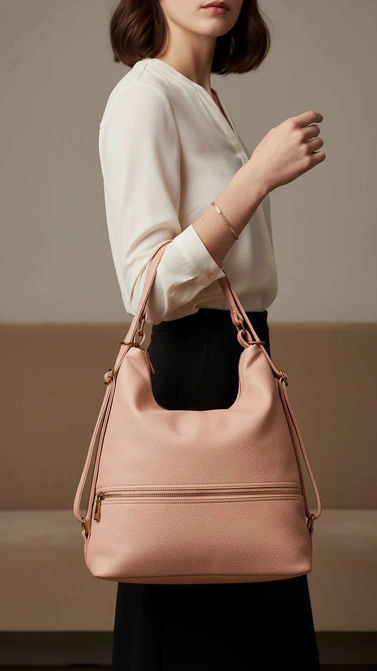 Pink Formal Shoulder Bag For Women P36356